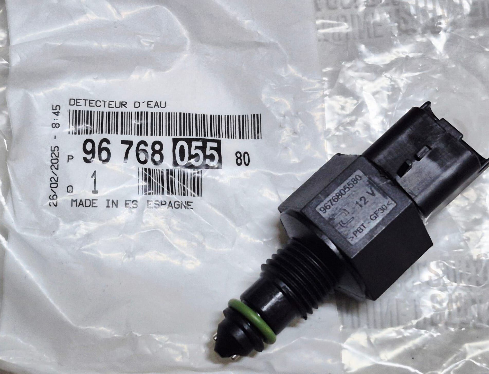 Citröen C3 B618 1.6 HDI Euro6 Mazot Filtre Müşürü PSA Orijinal 9676805580