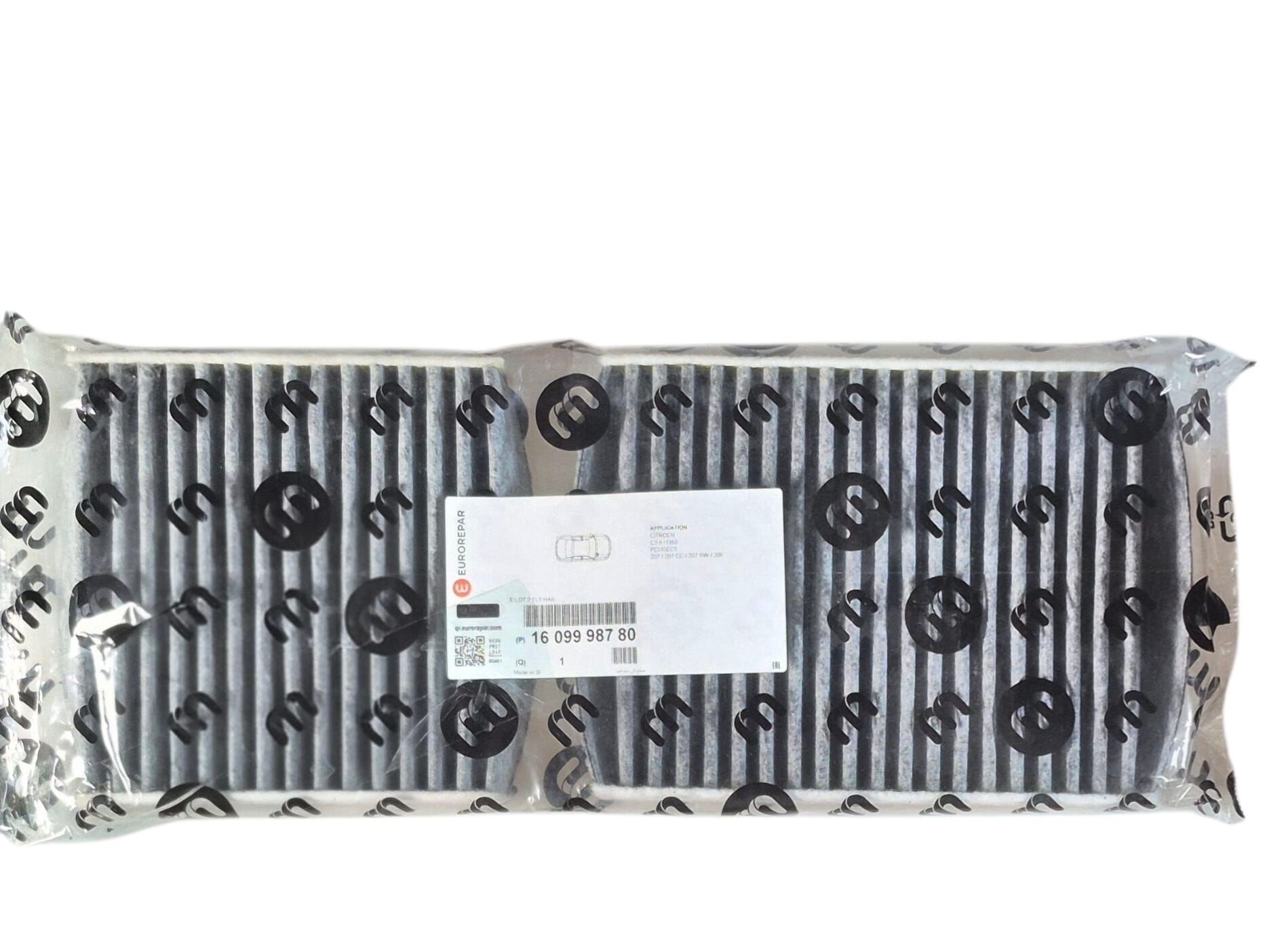 Citroen C3 B618 Polen Filtresi Karbonlu Eurorepar 1609998780