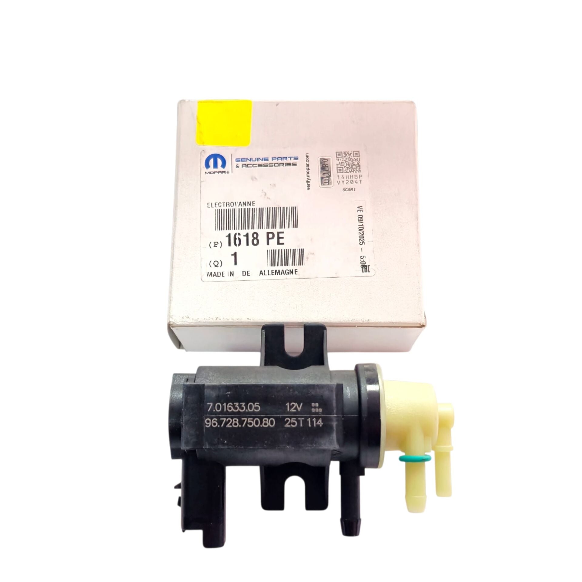 Citröen C3 Picasso 1.6 Hdı Euro5 Turbo Solenoid Valfi PSA Orijinal 1618.PE