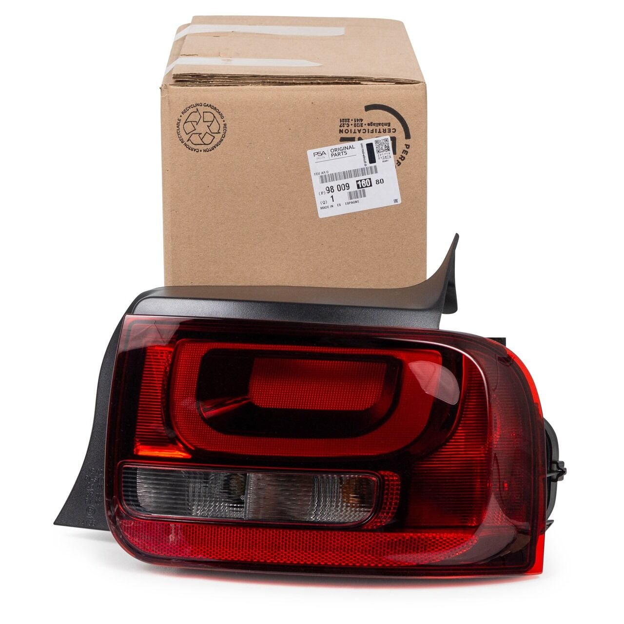 Citroen C4 Cactus Sağ Arka Stop Lambası Orijinal Psa 9800916080