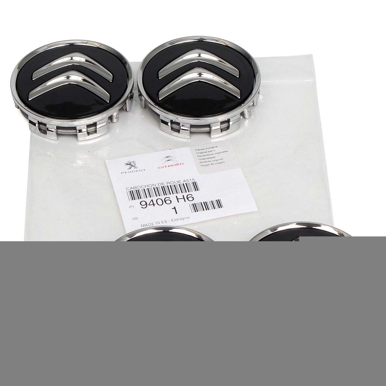 Citroen C5 Aircross Jant Göbeği 4 lü Takım Orijinal Psa 9406.H6