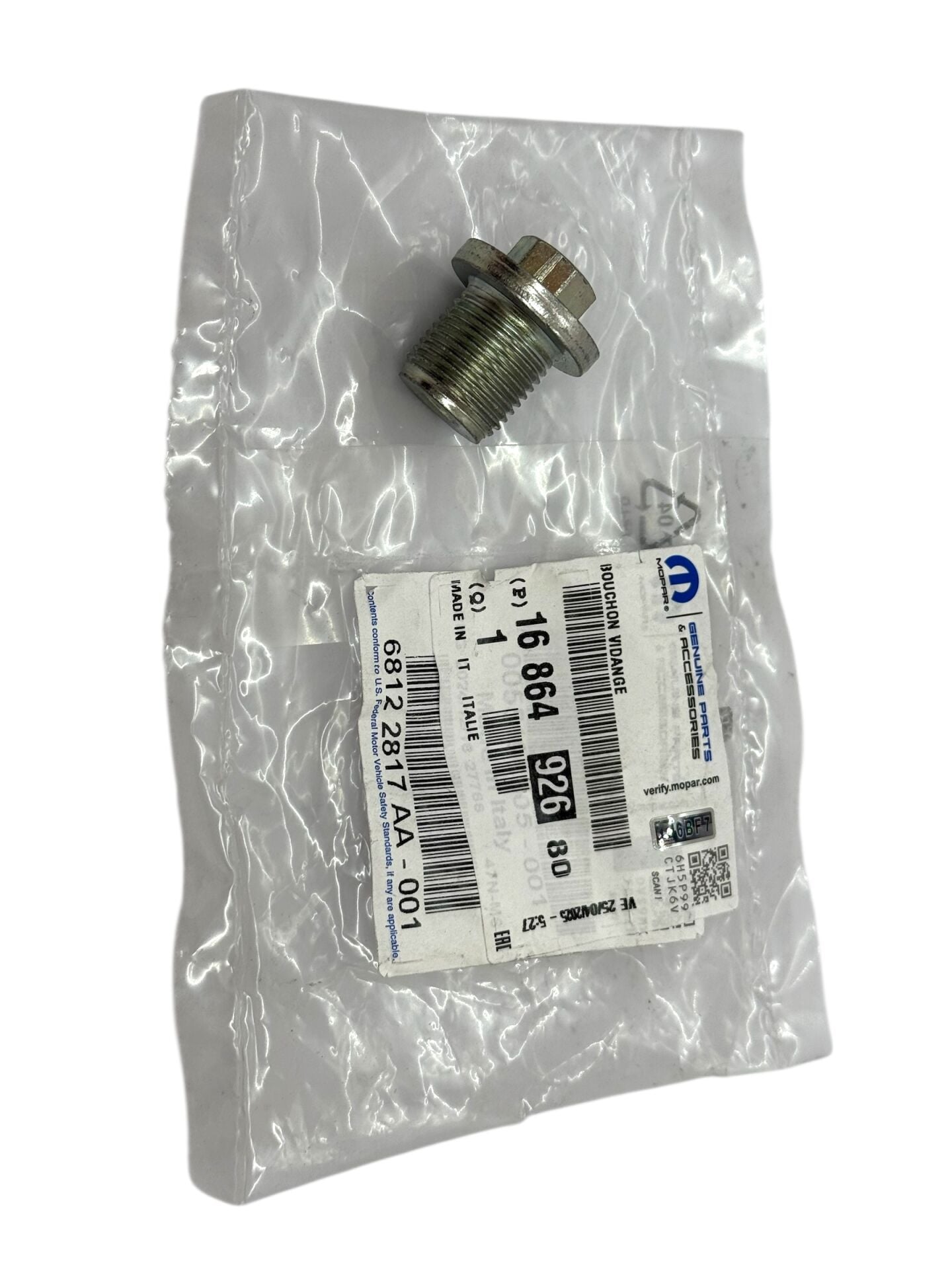 Citroen Jumpy4 2.2 BlueHdi Yağ Karter Boşaltma Tapası Psa 1686492680