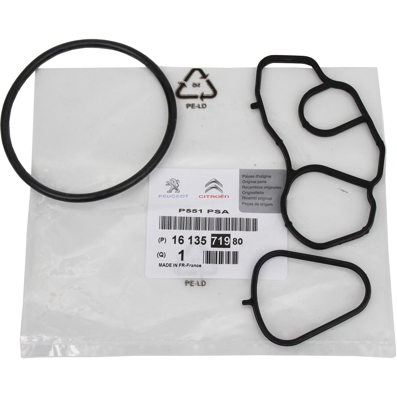 DS DS9 1.6 Puretech Yağ Soğutucu Conta Takımı Orijinal Psa 1613571980