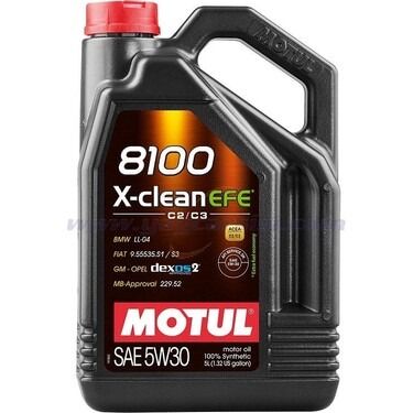Motul 5W30 8100 X-Clean EFE Tam Sentetik 5 Litre Motor Yağı