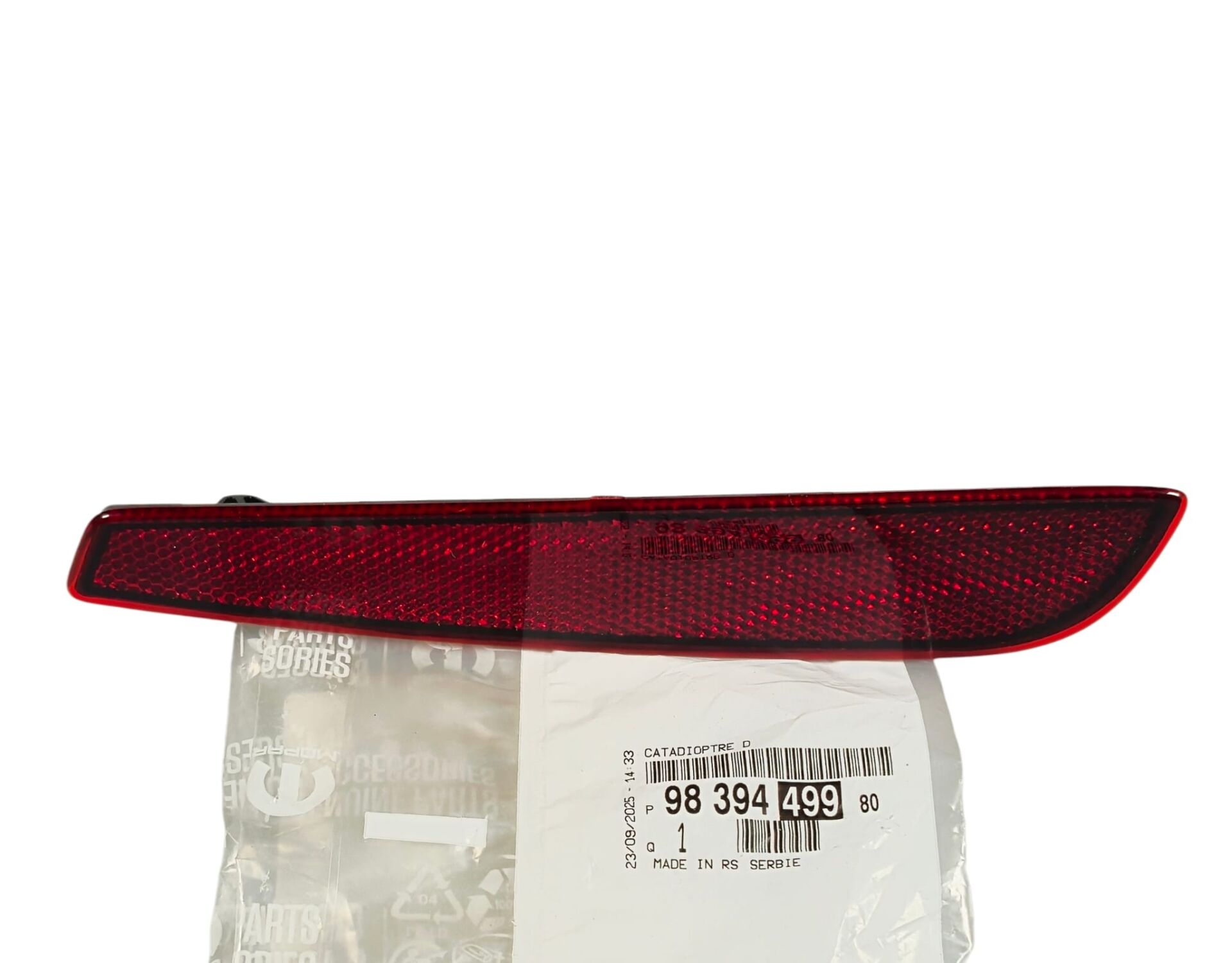 Opel Astra L Sağ Arka Tampon Reflektörü Orijinal 9839449980
