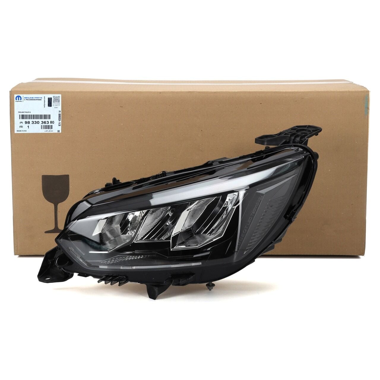 Peugeot 208 P21E Sol Ön Far Eco Led Orijinal 9833036380