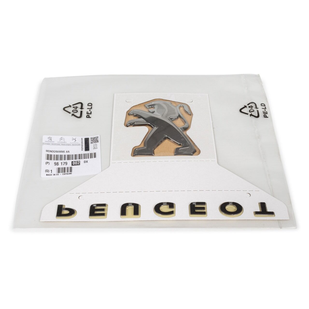 Peugeot 3008 P84E Bagaj Aslan Amblem Orijinal 98179002DX