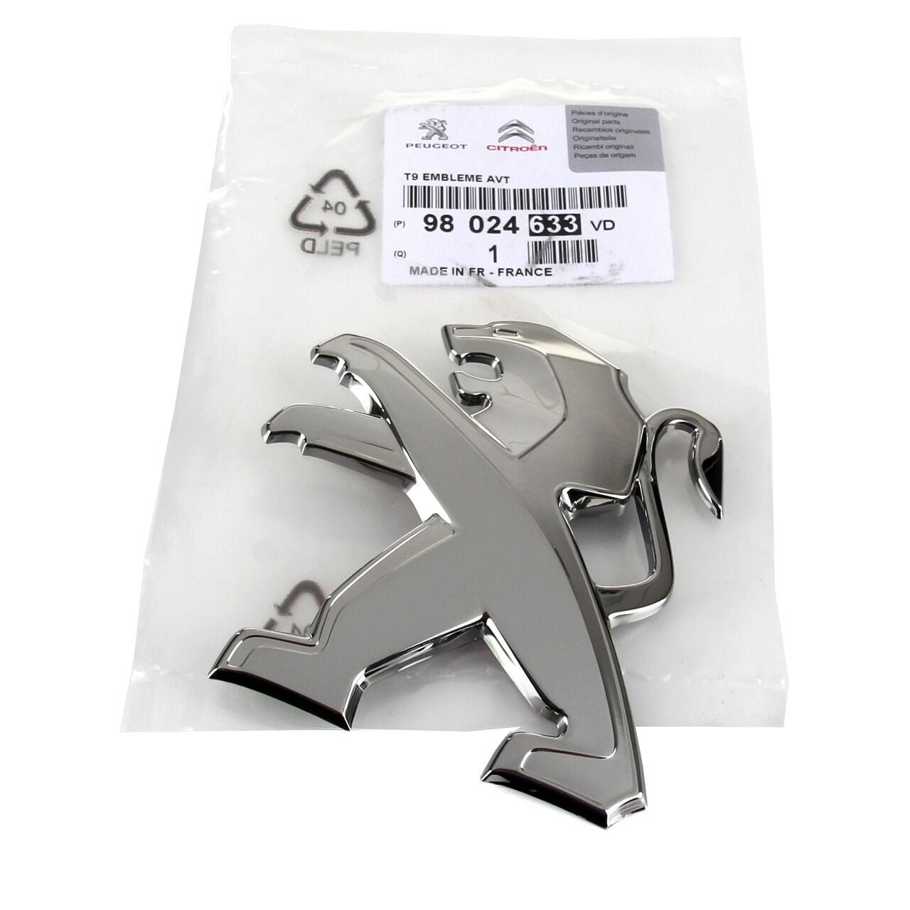 Peugeot 308 T9 Ön Kaput Arması PSA Orijinal 98024633VD