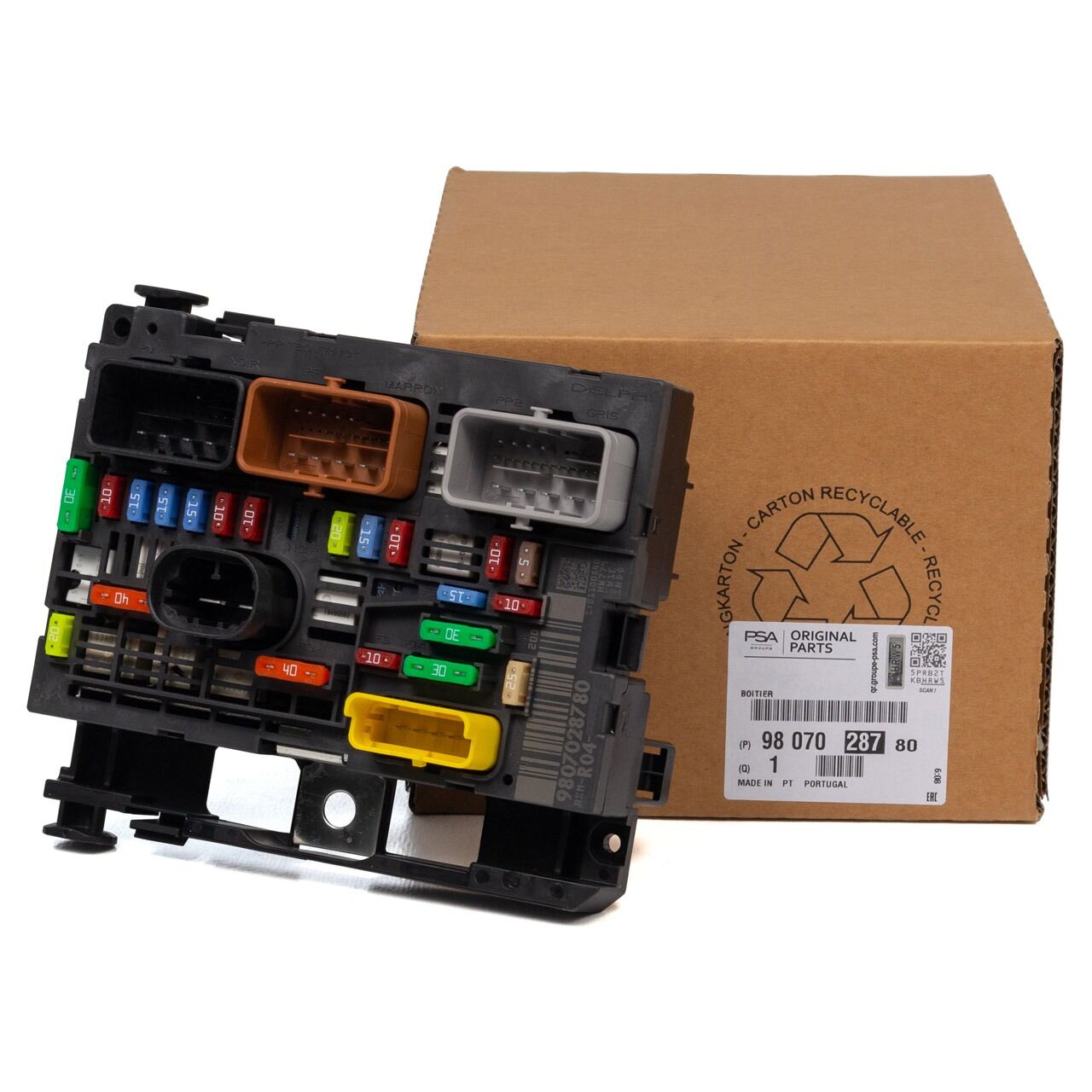 Peugeot 607 Motor İçi Sigorta Kutusu Orijinal Psa 9807028780