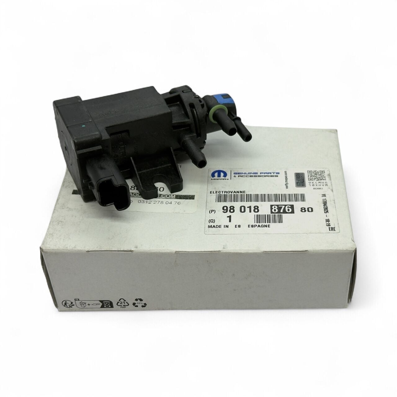 Peugeot Partner Tepee 1.6 Hdi Turbo Basınc Elektrovanası Orijinal 9801887680