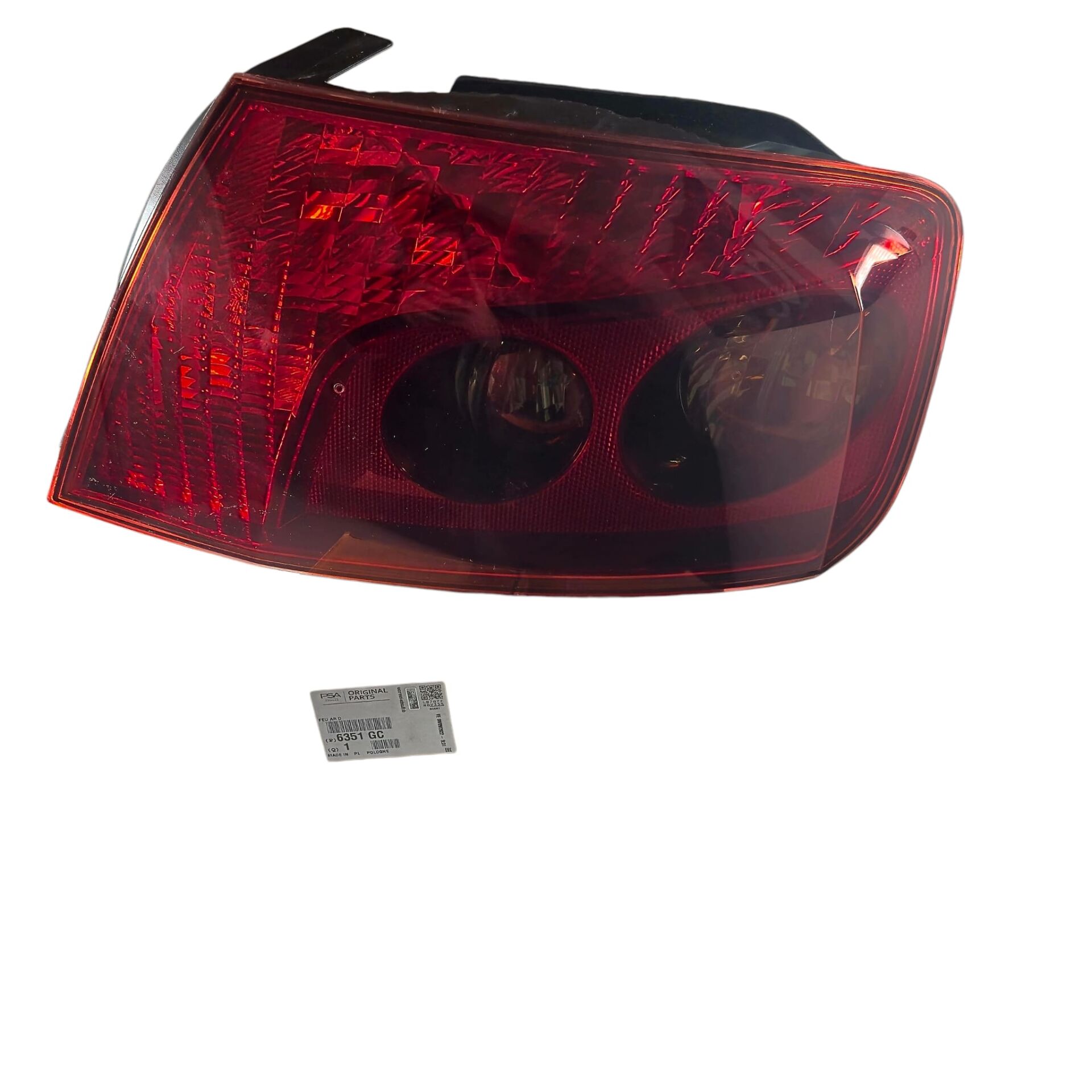 Pueoget 407 Sağ Stop Lambası Kırmızı PSA Orijinal 6351.GC